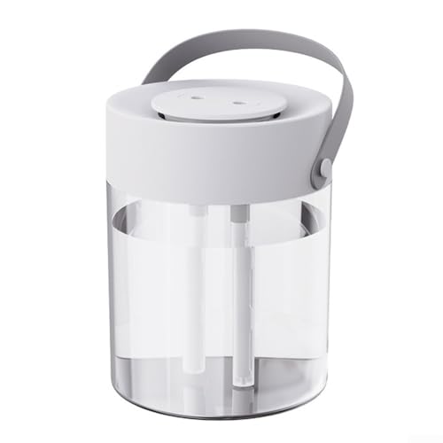 Großer Wassertank 3L Luftbefeuchter mit Doppeldüsen-Design für leise und effiziente Nutzung (weiß) von ToolsEvery