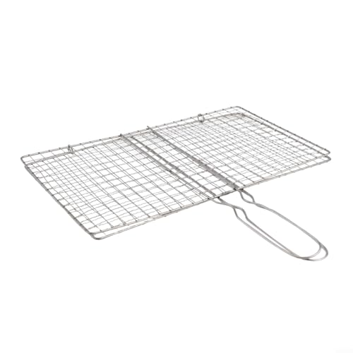 Hitzebeständiger Grillkorb für Grill, hält Fisch, Steak und Gemüse für sicheres Kochen (20 x 35 cm) von ToolsEvery