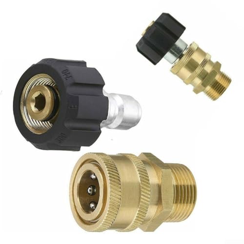 M22 weiblich/männlich schwenkt leicht in ein robustes, benutzerfreundliches Schnellverbindungssystem (M22 15 mm auf 7,6–20,3 cm) von ToolsEvery