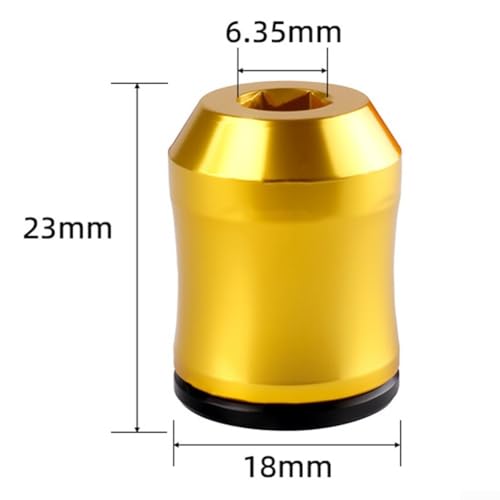 Magnetisierung für Ring für Schraubendreher-Bits mit 6 Schaften mit 35 mm Durchmesser zur Verbesserung der Magnetkraft und zum stabilen Halten von Schrauben (Gelb) von ToolsEvery
