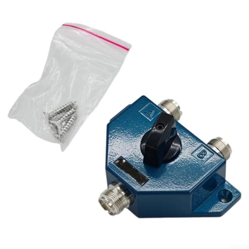 Manueller Koaxialschalter mit 2 Positionen, CA201 mit UHF-Buchse SO239-Stecker für Funkkommunikation und Überwachung der Basisstation Manueller Koaxialschalter mit 2 Positionen, CA201 mit UHF-Buchse SO239-Stecker für Funkkommunikation und Überwachung der Basisstation von ToolsEvery