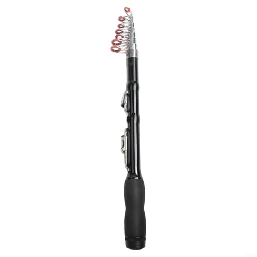 Mini-Angelrute, 33 cm, einfach zu tragen, mit Keramik-Führungsring, leichte Angelausrüstung für Teiche, Flüsse und Seen (1,5 m) von ToolsEvery