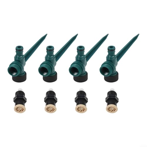 Nachhaltige Gartenlösung: Die 4-teilige Gartensprinkel-Serie sorgt für eine effiziente Wassernutzung (4 Stück) von ToolsEvery
