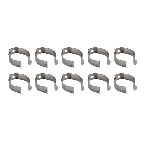 Organisieren Sie Ihren Raum mit 10 offenen Werkzeug-Feder-Frottee-Clips, robuste Manganstahl-Konstruktion (32 mm) von ToolsEvery