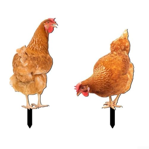 Outdoor-Acryl-Huhn-Kunst für langlebiges Design für ganzjährigen Gartenaufdruck (Kombination) von ToolsEvery