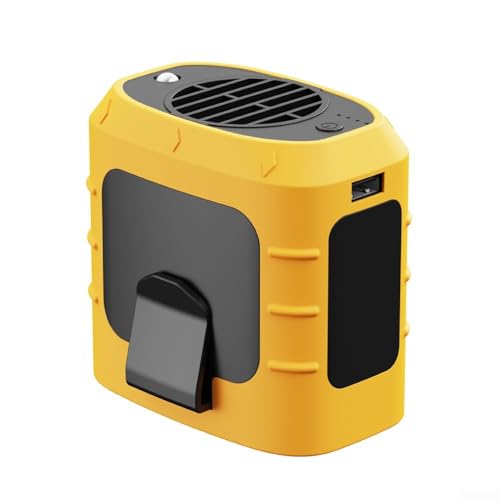 Outdoor Work Waist Fan High Speed Motor with USB Power Bank Functionality (orange) von ToolsEvery