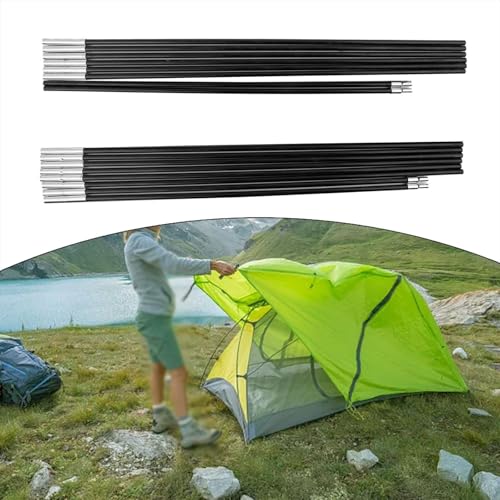 Outdoor-Zeltstangenset, Fiberglas-Stützstangen mit eingebetteter Verbindung für Stabilität (5,49 m) von ToolsEvery