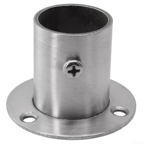 Platzsparende Edelstahl-Rohrstütze für Kleiderschrank-Hängesysteme (25 mm) von ToolsEvery