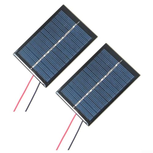 Polykristallines Solarpanel, 6 V, mit 15 cm langem Kabel für einfache DIY-Solaranwendungen in Gärten und Häusern Polykristallines Solarpanel, 6 V, mit 15 cm langem Kabel für einfache DIY-Solaranwendungen in Gärten und Häusern von ToolsEvery