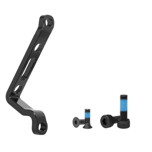 Post to Flat Mount Brake Caliper Adapter for Bicycle Disc Brake Conversion Suitable for 160mm/180mm Disc Brakes CNC Aluminum Machined (160MM) von ToolsEvery
