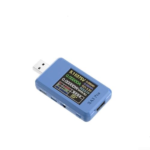 Präziser USB-Tester, 4,5 cm (1,77 Zoll) HD-Display zur Überwachung von Schnellladestrom, Spannung und Leistung mit Unterstützung für mehrere Schnellladestandards von ToolsEvery