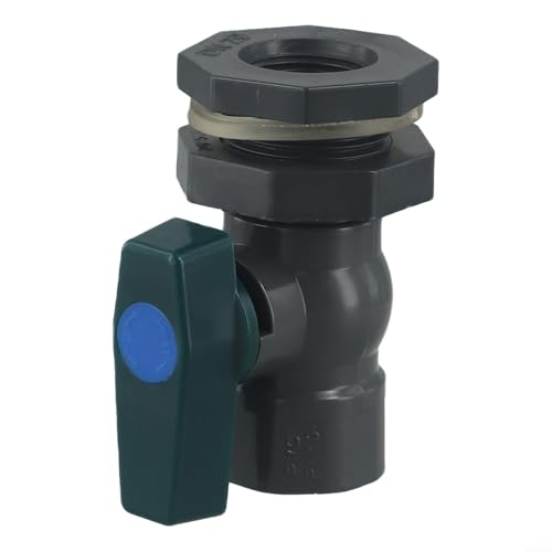 Praktisches Regenwasserventil 3/4 PVC mit Schottanschluss für Aquarien und Garten (A) von ToolsEvery