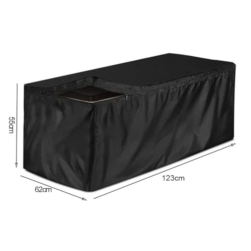 Premium 210D Oxford Fabric Outdoor Storage Box Cover designed for garden trunk protection with easy fastening and windproof features (S) von ToolsEvery