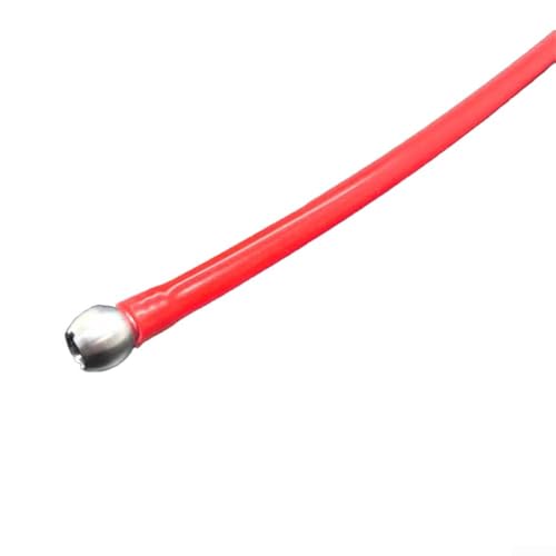 Professionelles Seifensprüherzubehör Silikonschlauch und Schwerkraftkugel-Pipette für effektive Reinigung (rot) von ToolsEvery