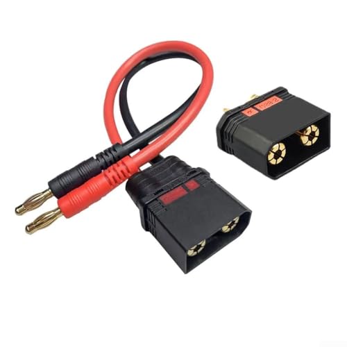 QS8 Ladekabel mit Funkenschutzfunktionen, 10AWG Draht für ferngesteuerte Motoren und Drohnen (männlich) von ToolsEvery