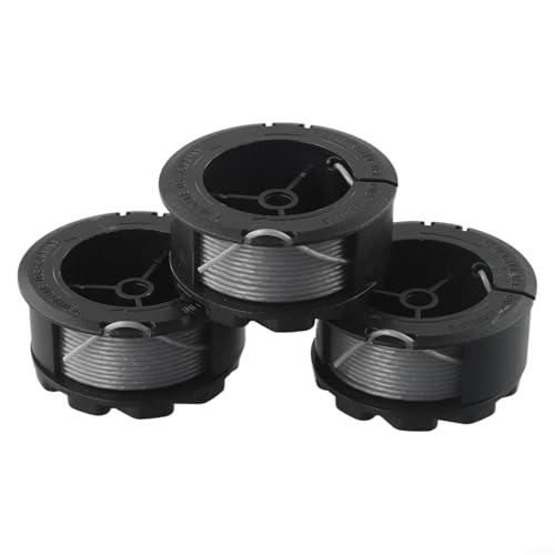 Rasentrimmer-Zubehör für Bosch, 13-teiliges Set mit 6 x 1 m Spule mit 1 x 65 mm Nylonschnur (3 Stück) von ToolsEvery