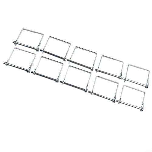 Robustes M6 x 70 mm Anhängerkupplungsstiftschloss mit quadratischem Design für stabile Wellenverriegelung Robustes M6 x 70 mm Anhängerkupplungsstiftschloss mit quadratischem Design für stabile Wellenverriegelung von ToolsEvery