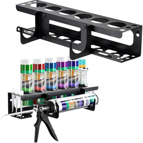 Robustes Wandabdichtungswerkzeugregal mit Karbonstahl-Konstruktion und mehreren Staufächern für Rohre und Zubehör (Stil A) von ToolsEvery