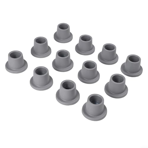 Rutschfeste Gummifüße, 60 mm, für Duschstühle, Bänke und Hocker (12 Stück) von ToolsEvery