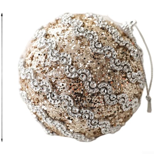 Schaumstoff-Ornament-Set mit 8 Schleifen für Weihnachtsbaum und Feiertagsdekoration (D) von ToolsEvery