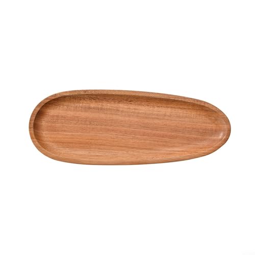 Schickes unregelmäßiges Serviertablett aus Holz für Obst, Käse und Snacks, Präsentation verleiht Ihrem Tisch Stil (27,5 x 10,5 cm) von ToolsEvery
