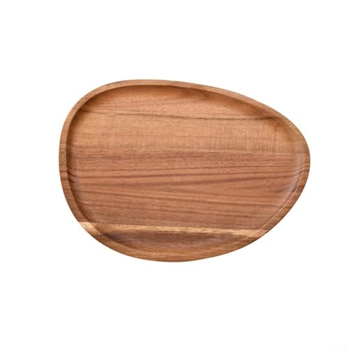Schickes unregelmäßiges Serviertablett aus Holz für Obst, Käse und Snacks, Präsentation verleiht Ihrem Tisch Stil (50,8 x 71,1 cm) von ToolsEvery