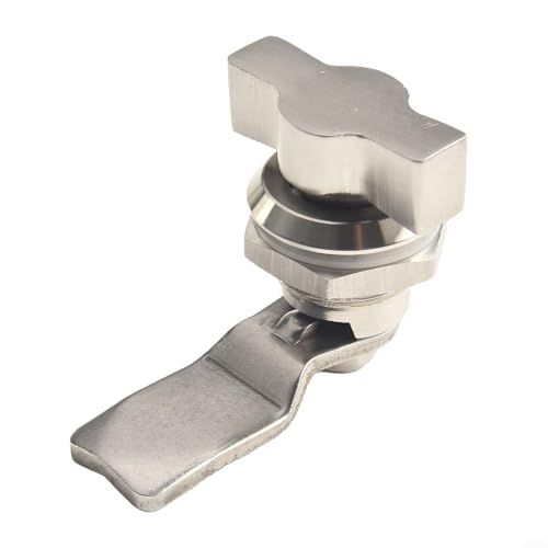 Schlankes Design, schlüssellose Drehzungenschlösser, geeignet für Präsentationsständer und mehr (Edelstahl) von ToolsEvery