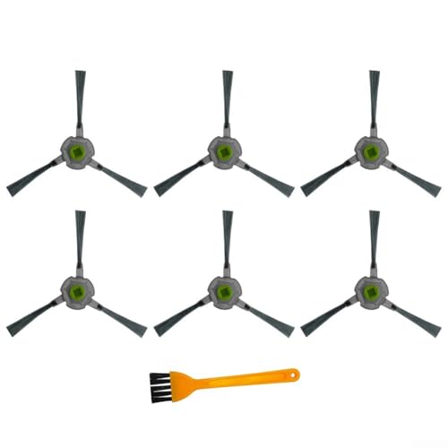 Seitenbürsten Set mit Reinigungsbürste für Saugroboter U180 M210 Pro M201 L3 entwickelt, um tief in Teppiche zu gelangen, Ersatzset mit 6 Bürsten von ToolsEvery