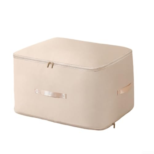 Selbstkomprimierender Organizer für saisonale Bettwäsche und Kleidung, einfacher Transport und Design (Mandelgelb) von ToolsEvery