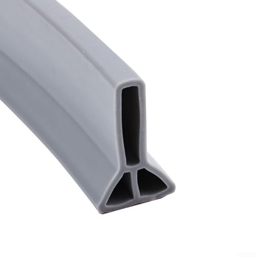 Silikon-Wassersperre für Badezimmer und Küche, flexibles Design für verschiedene Anwendungen (3 cm, Grau, 250 cm) von ToolsEvery