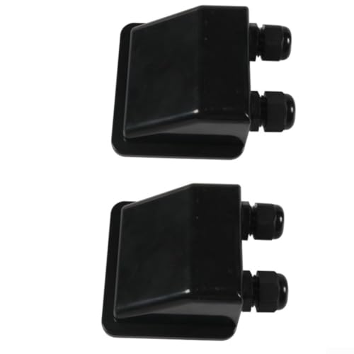 Solarkabeleinführung, IP68 wasserdicht mit Kontermutter, ABS-Kunststoff für Wohnmobile, Boote, verhindert das Eindringen von Wasser Staub auf Solarpanel-Kabel von ToolsEvery