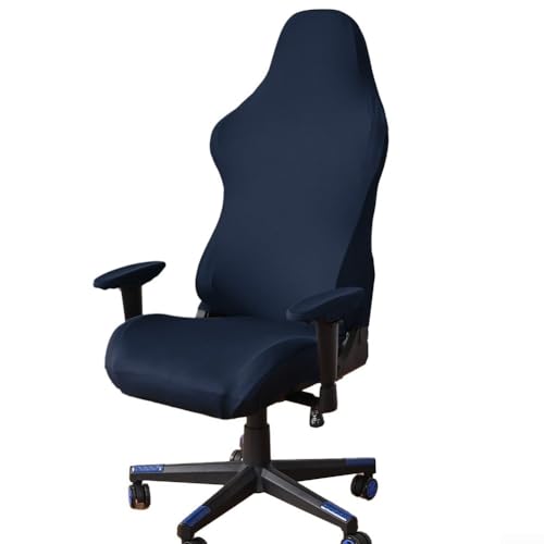 Staubdichter und abnehmbarer Premium-Stoff für unsere ergonomischen Gaming-Stuhl-Sitz- und Armlehnenschoner (violettblau) von ToolsEvery