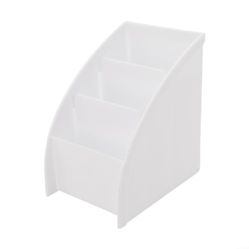 Tabletop Storage Container for Organizing Remote Controls, Pens, and Headphones, Perfect for Any Room in Your Home (White) von ToolsEvery