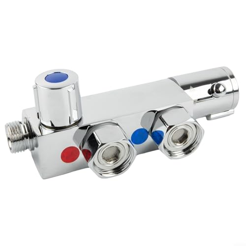 Thermostat-Duscharmatur, modernes vertikales Thermostat-Duscharmatur, für Wohnwagen, Wohnmobil, Yacht, Bidet Thermostat-Duscharmatur, modernes vertikales Thermostat-Duscharmatur, für Wohnwagen, Wohnmobil, Yacht, Bidet von ToolsEvery