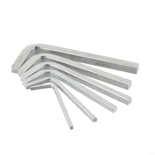 ToolsEvery 6-teiliges L-förmiges Vierkantschlüssel-Set zum Anziehen, 4-Punkt-Schraubendreher-Set, robuste Chrom-Vanadium-Stahl-Konstruktion für Zuverlässigkeit ToolsEvery 6-teiliges L-förmiges Vierkantschlüssel-Set zum Anziehen, 4-Punkt-Schraubendreher-Set, robuste Chrom-Vanadium-Stahl-Konstruktion für Zuverlässigkeit von ToolsEvery