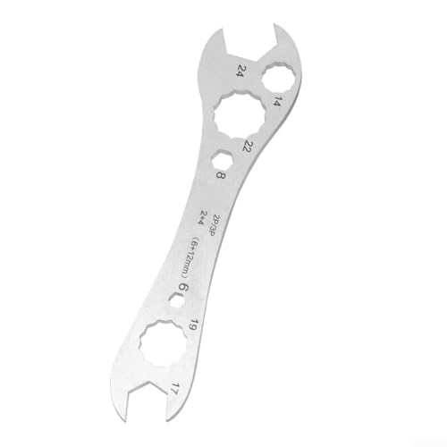 ToolsEvery 7-in-1-Multifunktions-Schnellschlüssel, perfekt für Klimaanlagen und Warmwasserbereiter-Installationen (240 mm) von ToolsEvery