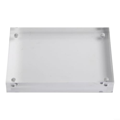 Transparenter Acryl-Fotohalter, 10 + 10 mm dicker Ständer mit Magnet für einfachen Zugriff auf Ihre Lieblingsbilder (8 x 12 cm) von ToolsEvery