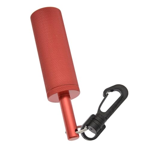 Unterwasser-Sicherheitsrassel mit Schnellhaken für Tauch- und Schnorchelabenteuer (rot) von ToolsEvery
