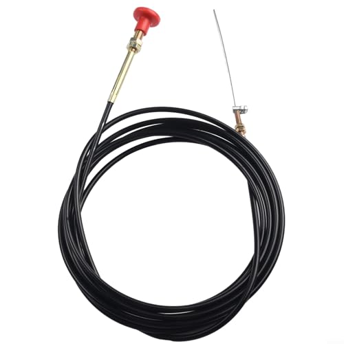 Vergaser-Gas- und Choke-Kabel für Motorräder, effektives Push-Pull-Design mit Kompatibilitätsfunktionen (5 Meter) von ToolsEvery