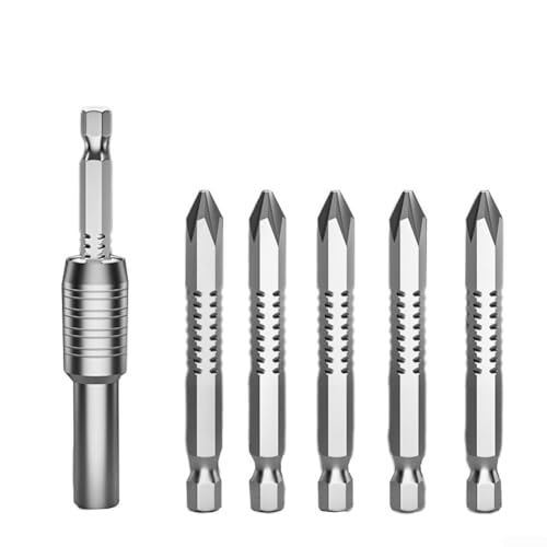 Verstellbares Teleskop-Sechskant-Magnet-Steckschlüssel-Bit-Set für verbesserte Handhabung und Installation von Schrauben (Stecknuss + 65 mm Bit X5) von ToolsEvery