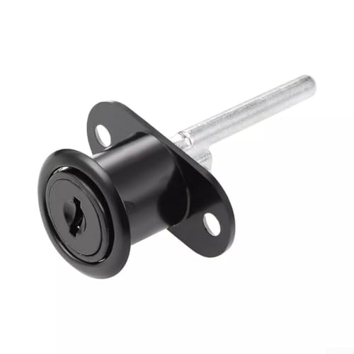 Zylinder-Schubladenschloss aus Zinklegierung, 19 mm, verschiedene Schlüssel für erhöhte Sicherheit in Schließfächern, Schwarz Zylinder-Schubladenschloss aus Zinklegierung, 19 mm, verschiedene Schlüssel für erhöhte Sicherheit in Schließfächern, Schwarz von ToolsEvery