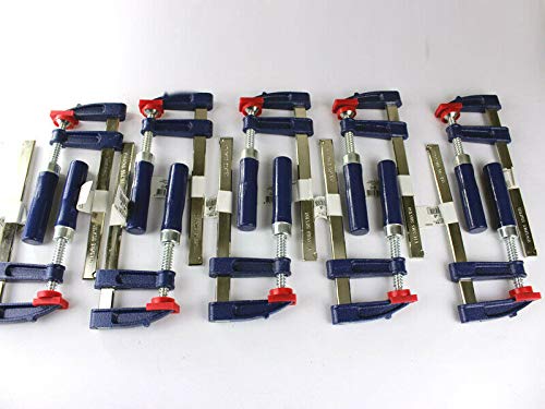 Tooltech v. Veto 10 x Schraubzwinge 150x50mm Set - Schwarz, Silber, Blau - Zwingen - HARDWARE_CLAMP_VISE Tooltech v. Veto 10 x Schraubzwinge 150x50mm Set - Schwarz, Silber, Blau - Zwingen - HARDWARE_CLAMP_VISE von Tooltech v. Veto