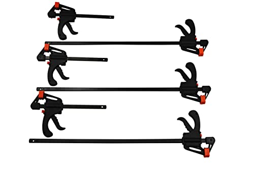 6x Einhandzwinge 150x60+ 600x60 Klemm Schnellspannzwinge Schraubzwinge von Tooltech v. Veto