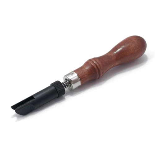 Toolvvik 1 Stück Verstellbarer V-Förmiger Leder-Grabenschneider, Leder-Schiebewerkzeug, Leder-Nutwerkzeug Toolvvik 1 Stück Verstellbarer V-Förmiger Leder-Grabenschneider, Leder-Schiebewerkzeug, Leder-Nutwerkzeug von Toolvvik