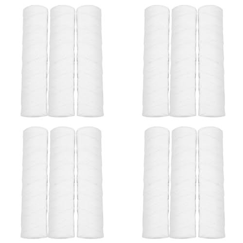 Toolvvik 12 Stück Wasser Reiniger 10 String Wunde Filter Patrone 5 Mikrometer PP Baumwoll Filter Sedmient Filter Toolvvik 12 Stück Wasser Reiniger 10 String Wunde Filter Patrone 5 Mikrometer PP Baumwoll Filter Sedmient Filter von Toolvvik