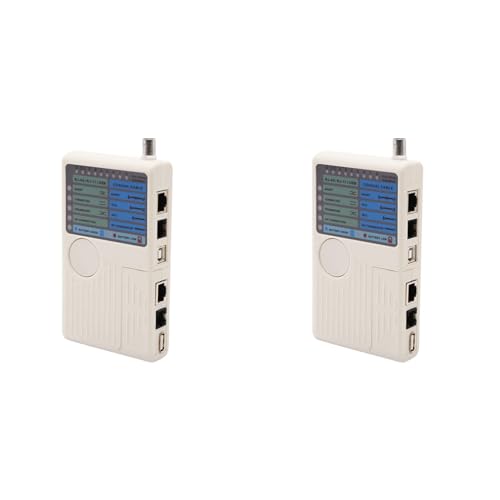 Toolvvik 2X RJ11 RJ45 USB BNC LAN Netzwerk Kabel PrüFer Fernbedienung LAN Kabel Tracker Detektor 4 im 1 Schnell PrüFer GeräT Toolvvik 2X RJ11 RJ45 USB BNC LAN Netzwerk Kabel PrüFer Fernbedienung LAN Kabel Tracker Detektor 4 im 1 Schnell PrüFer GeräT von Toolvvik