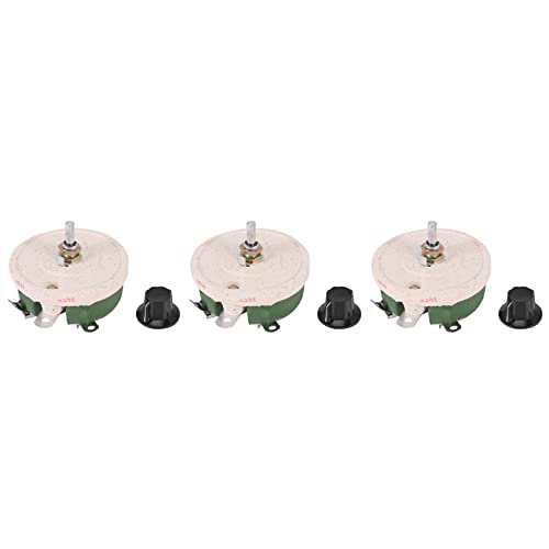 Toolvvik 3 x 100 W 100 Ohm Keramik-Potentiometer, Drahtwiderstand, Rheostat Toolvvik 3 x 100 W 100 Ohm Keramik-Potentiometer, Drahtwiderstand, Rheostat von Toolvvik