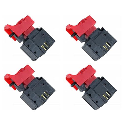 Toolvvik 4 STÜCKE FA2-6/1BEK 250V 6A 5E4 Schloss für Werkzeug Bohrmaschine Trigger Schalter Werkzeug Armaturen Schalter von Toolvvik