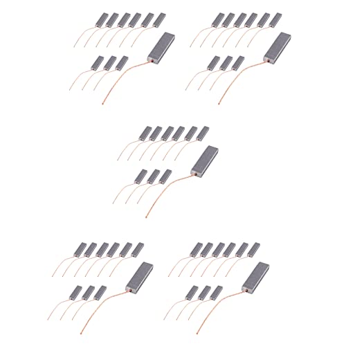 Toolvvik 50Pcs Kohlebürsten Motor Kohlebürsten für Trommel Typ Waschmaschine Teile 5X13.5X40mm Toolvvik 50Pcs Kohlebürsten Motor Kohlebürsten für Trommel Typ Waschmaschine Teile 5X13.5X40mm von Toolvvik