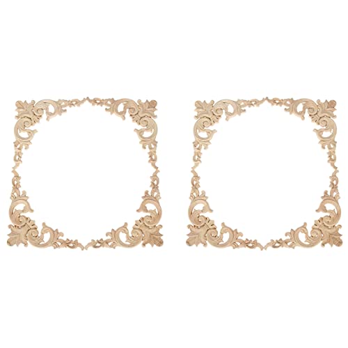 Toolvvik 8 Stücke Geschnitzte Leisten Ecke Onlay Applique Europäischen Stil Klassische Möbel Wohnkultur 20X20cm von Toolvvik